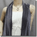 Glittering No-Sew Flowy Layering Vest Top Gray