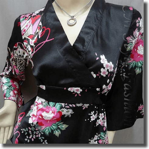 めぐみこさま　専用 japan-kimono-style-top-black-