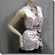 Japanese Kimono Sleeveless Floral Tank Top White