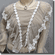 Mesh Ruffle Overlay Top Crop Cami Top 2-Piece Set Beige