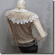 Mesh Ruffle Overlay Top Crop Cami Top 2-Piece Set Beige