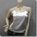 Net Mesh Pullover and Silver Camisole Top Set Black Silver