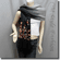 Ombre Fringe Floral Embroidery Scarf Drape Shawl Black Gray