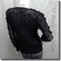 Pointed Bobbles Knit Sweater Cardigan Top Black