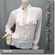 Ruffle Chiffon Blouse Top Pink