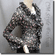 Ruffle Pleated Flute Semi Sheer Top Black