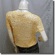 Sequin Crochet Shrug Bolero Topper Yellow