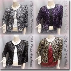 Sequin Embroidered Bolero Top Series