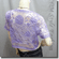Sequined Embroidery Shrug Bolero Purple