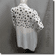 Star Patchwork Chiffon Flowy Cardigan Top White