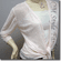 Woman Front Tie Sheer Bolero Shrug Cropped Cardigan Top Pink