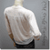 Woman Front Tie Sheer Bolero Shrug Cropped Cardigan Top Pink