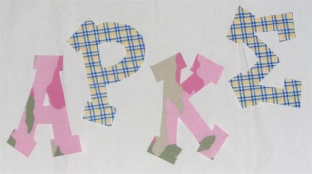 Fabric Letters
