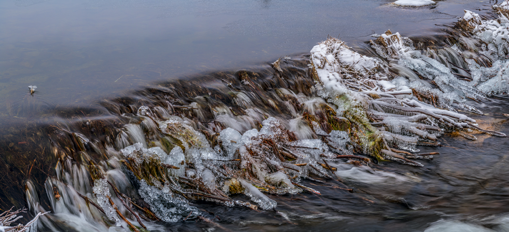 Duck Brook Dam-Winter