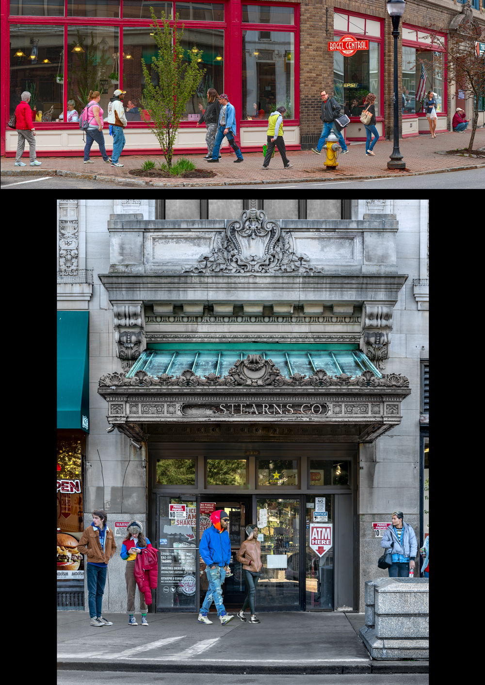 Sidewalk In A Small City/Stearns