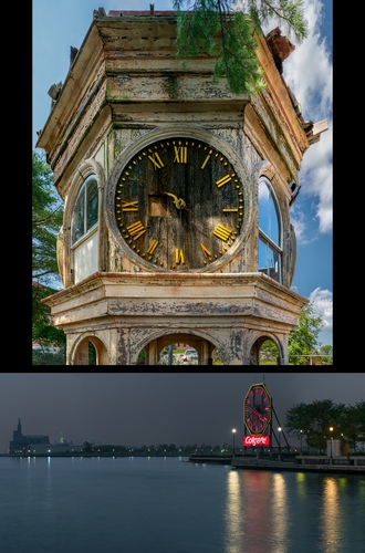 Lincoln Mill ClockColgate Clock