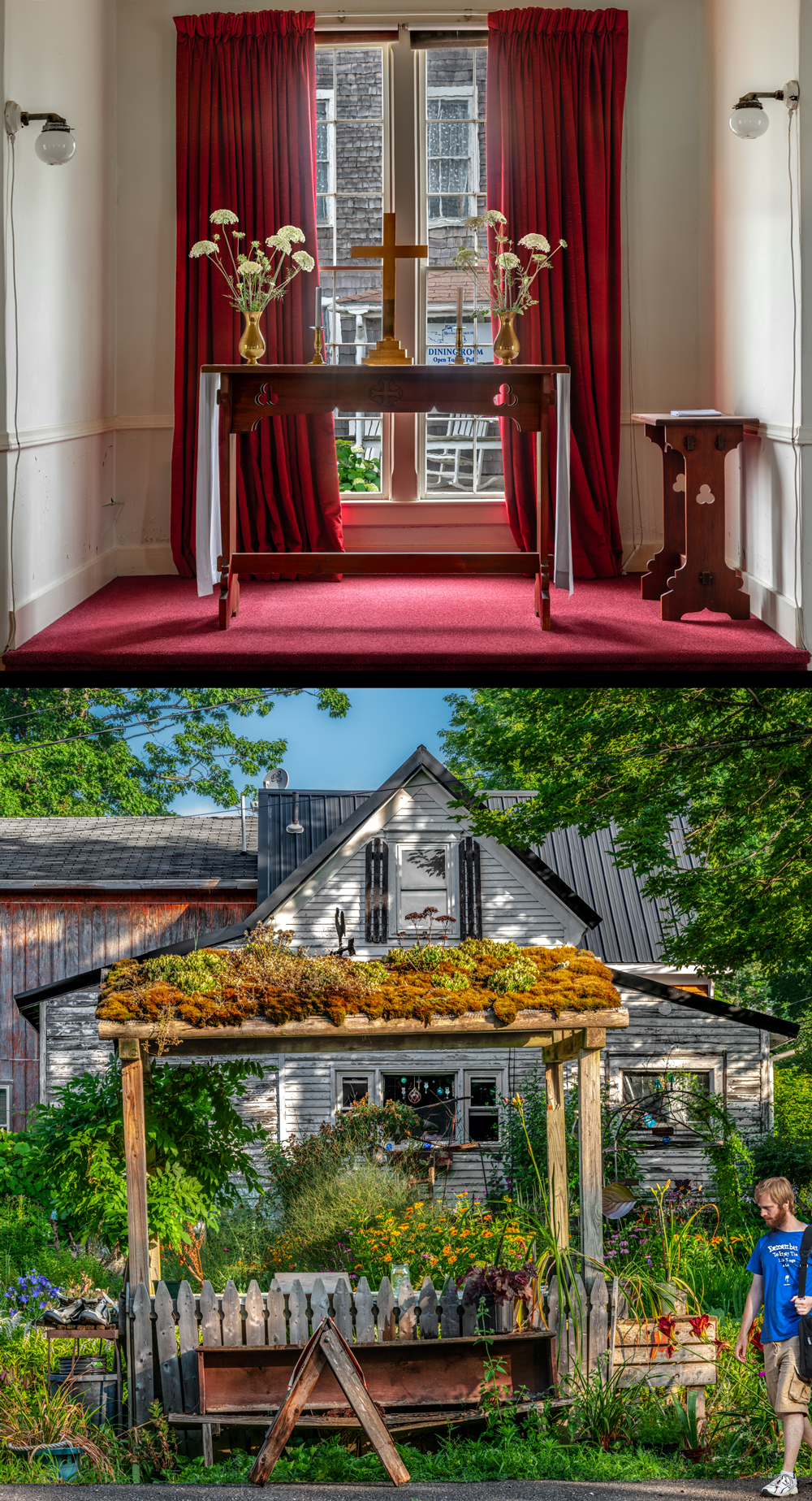 Monhegan ChurchFront Yard