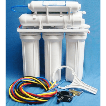 6 Stage RO / Inline DI System (White Housings) without Tank or Faucet