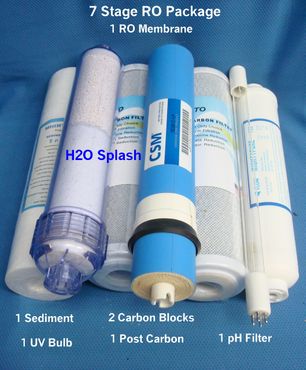7 Stage Filter Replace-RO+pH Filter+UV Bulb (4 pin UV)