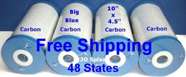 Big Blue Carbon Block Filters (10&quot; x 4.5 &quot;)4