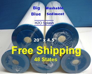 Big Blue Pleated Sediment Filter - 20 inch x 4.5 inch-5