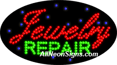 Animated Jewelry Repair LED Sign Animated Jewelry Repair LED Sign