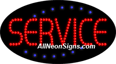 Animated Service LED Sign