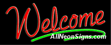 Neon Sign - WELCOME