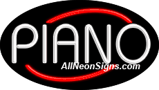 Piano Flashing Neon Sign Piano Flashing Neon Sign