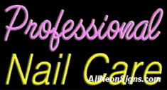 Professional Nail Care Neon Sign