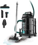 Cecotec 08572 30L 1600W Solids and Liquids, Wet & Dry Steel Vacuum Cleaner 220Volts NOT FOR USA