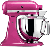 KitchenAid Artisan 5KSM175PSECB 5 Qt. Stand Mixer (CRAN BERRY) with TWO Bowls 220 VOLTS NOT FOR USA