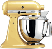 KITCHENAID 5KSM175PSEMY 5 QT. STAND MIXER (Majestic Yellow) WITH TWO BOWLS 220 VOLTS NOT FOR USA