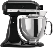 KitchenAid Artisan 5KSM175PSEOB 5 Qt. Stand Mixer (ONYX BLACK) with TWO Bowls 220 VOLTS NOT FOR USA