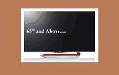 65" and above multisystem tv