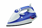 Alpina sf-1317 non-stick full function powerful 2200 watts steam iron with large water tank and self cleaning, 2200 watts - for 220/240 volt countries