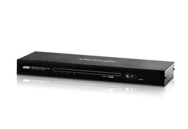 Aten vs1804t 4-port cat5 hd digital video/audio distribution unit 110 volts only for use in usa