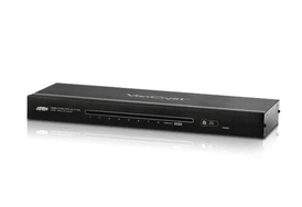 Aten vs1808t 8-port cat5 hd digital video/audio distribution unit 110 volts only for use in usa