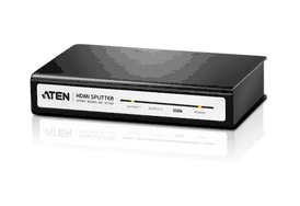 Aten vs182 2 port high definition digital video/audio video splitter 110 volts only for use in usa