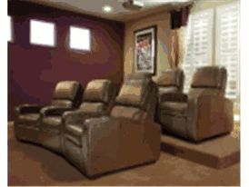 Bell`o hts102bn real leather right arm recliner chair - brown