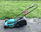 Bosch rotak-320 lawn mower for 220 volts only Brand New