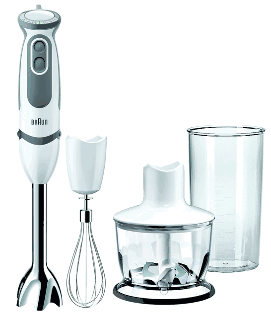 Braun MQ5035 Multiquick 5 Hand Blender w/Chopper & Whisk, 220V (Not for