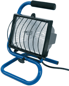 Brennenstuhl 1178610 Mobiler Halogen Spotlights Energy Efficiency Class C, 500 W, 1.5 m, [Energy Class C] 220-240 Volts NOT FOR USA