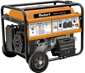 Defort de-dpg4501n generators 230 volt ,50 hz (germany)