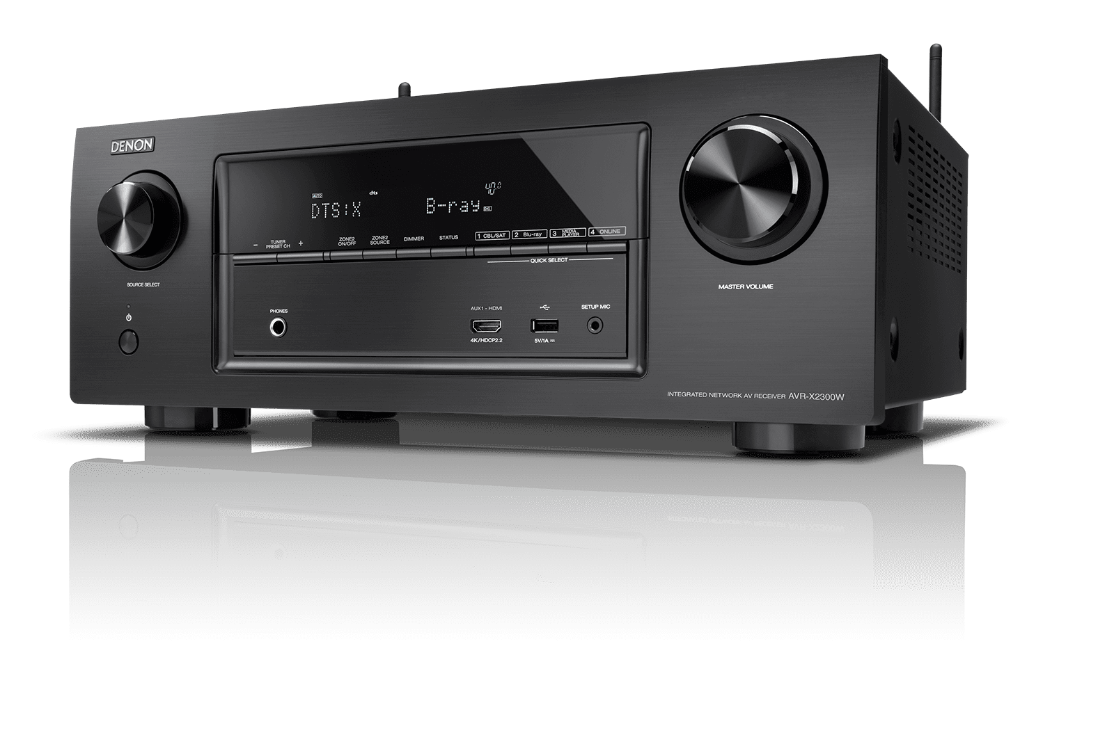 Denon AVR-X2300W Receiver Amplifier 50 60 hz Wifi 220 volts