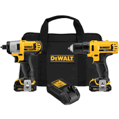Dewalt dck211s2 12v screwdriver impact driver combo kit 220 volts