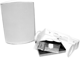 Earthquake aws502w all weather speaker - 5.25" woofer, 1" tweeter - white finish (pair) 110 volts only for usa