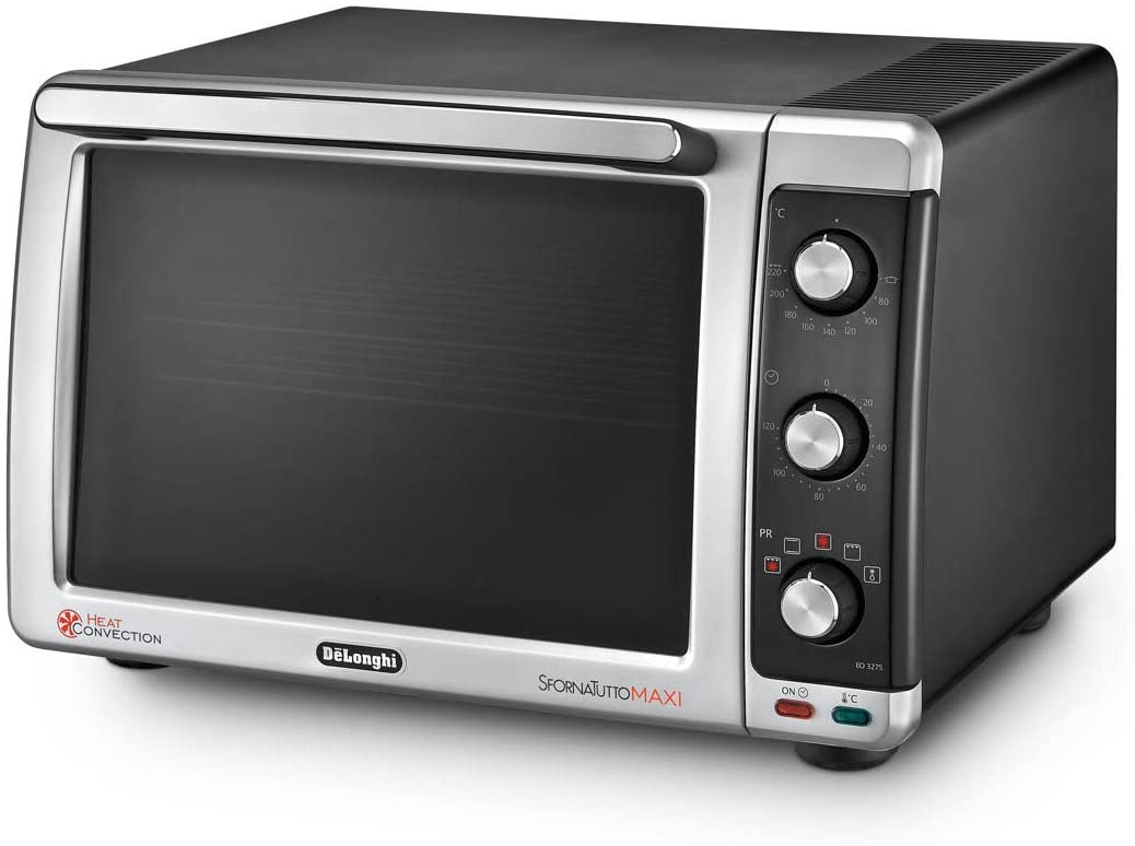 De'Longhi EO32752 Mini Oven, Black [Energy Class A] 220-240 VOLTS