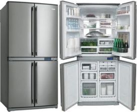 Frigidaire FQE6807SAE 24 cu. ft. Stainless Steel 4 Door Refrigerator 220Volts NOT FOR USA