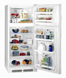Frigidaire fgtd18v5mw 18 cu. ft. top mount refrigerator 220-240 volt/ 50-60 hz
